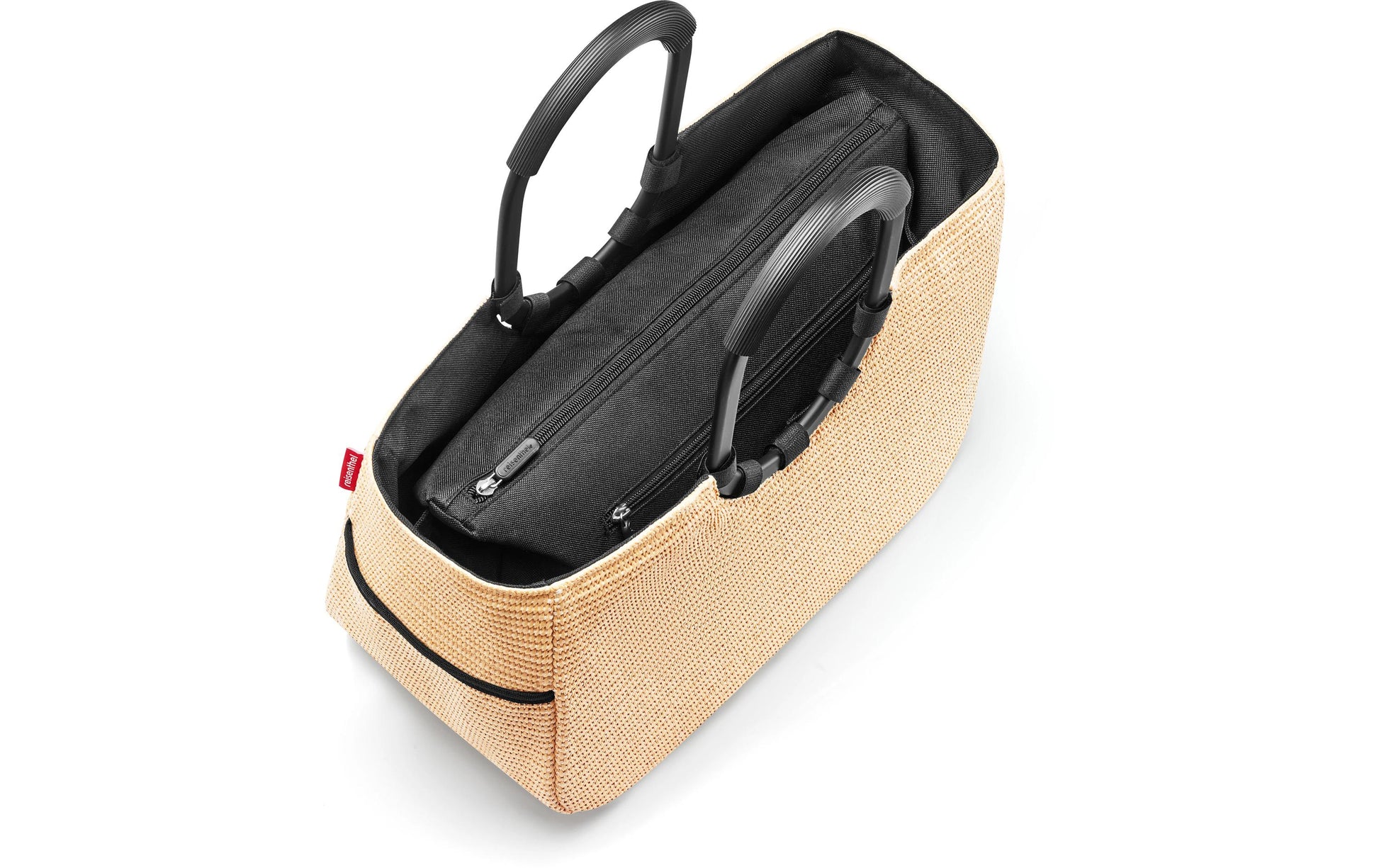 Reisenthel Stofftasche, Polyester, Schwarz/Braun, 460×250×345 mm