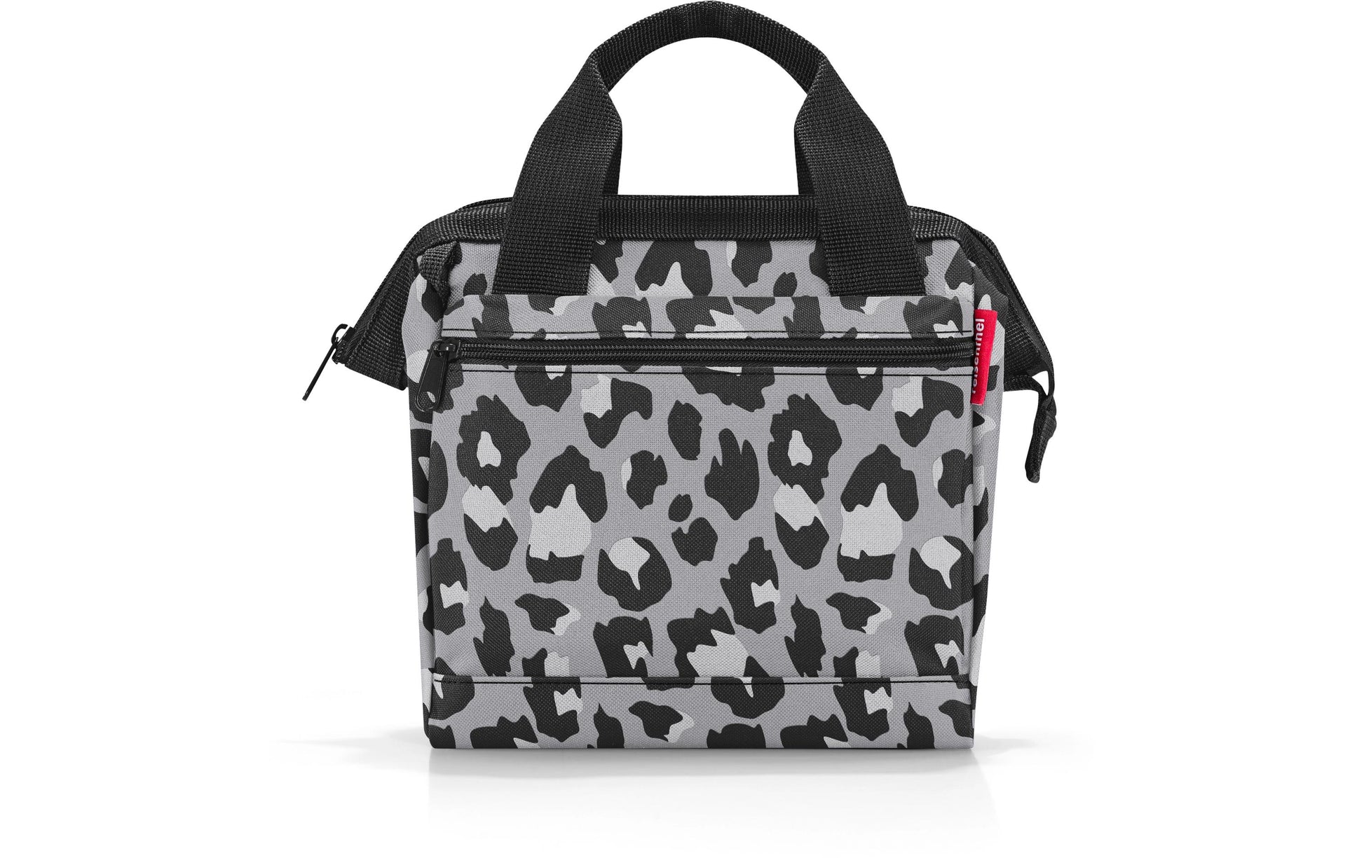 Reisenthel Allrounder Cross Umhängetasche – 4 l, Polyester, Leo Nero, 22 × 24 × 13 cm
