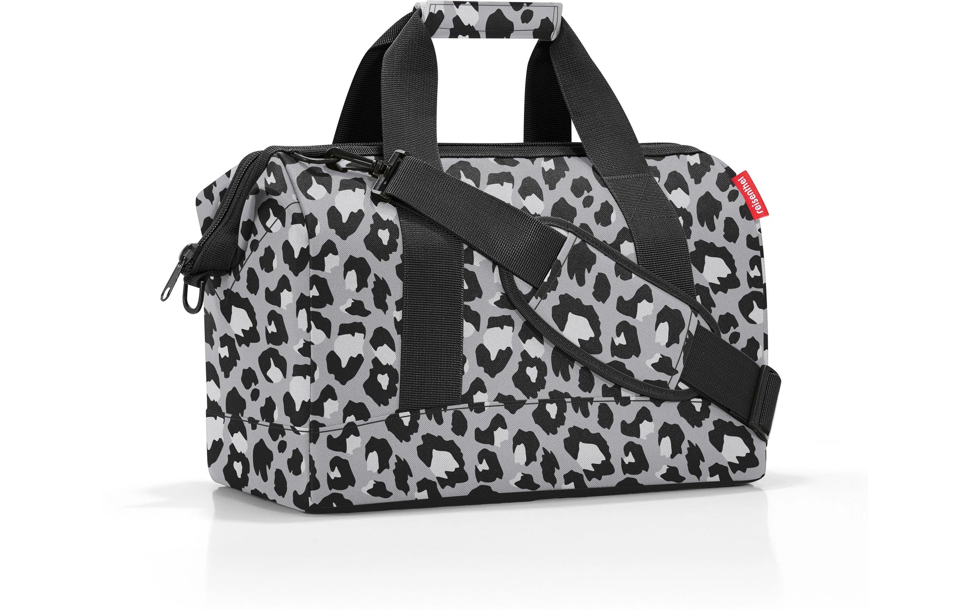 Reisenthel Allrounder M Umhängetasche – 18 l, Polyester, Leo Nero
