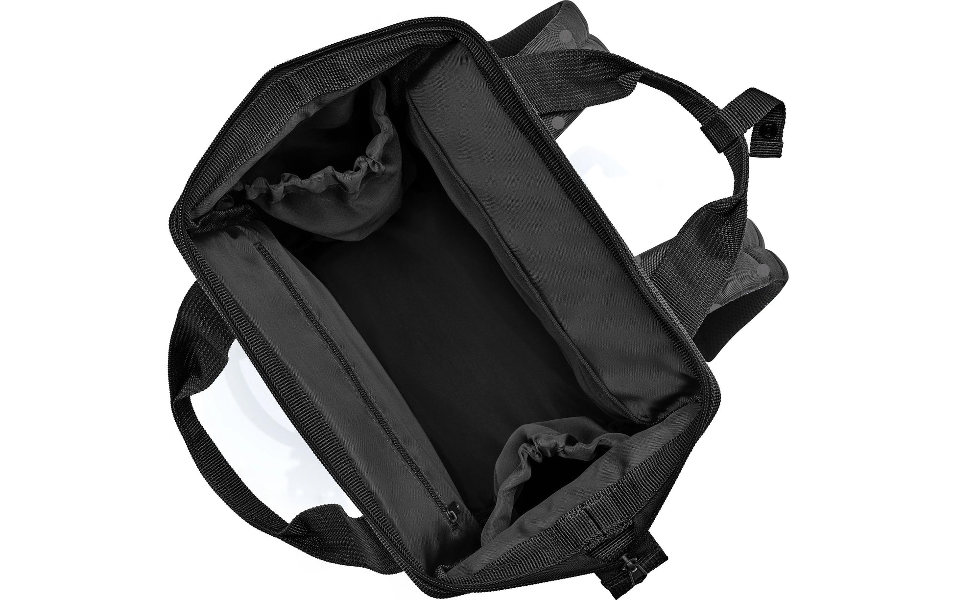 Reisenthel allrounder R – Freizeit-Rucksack – 12 l, Polyester, schwarz, Glossy Dots