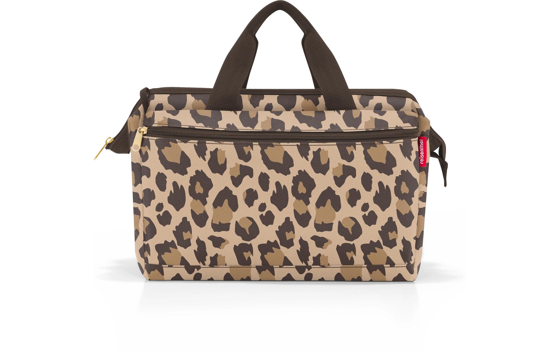 Reisenthel Umhängetasche Allrounder S Pocket – 11 l, Polyester, Leo Macchiato, 39 × 26 × 16.5 cm