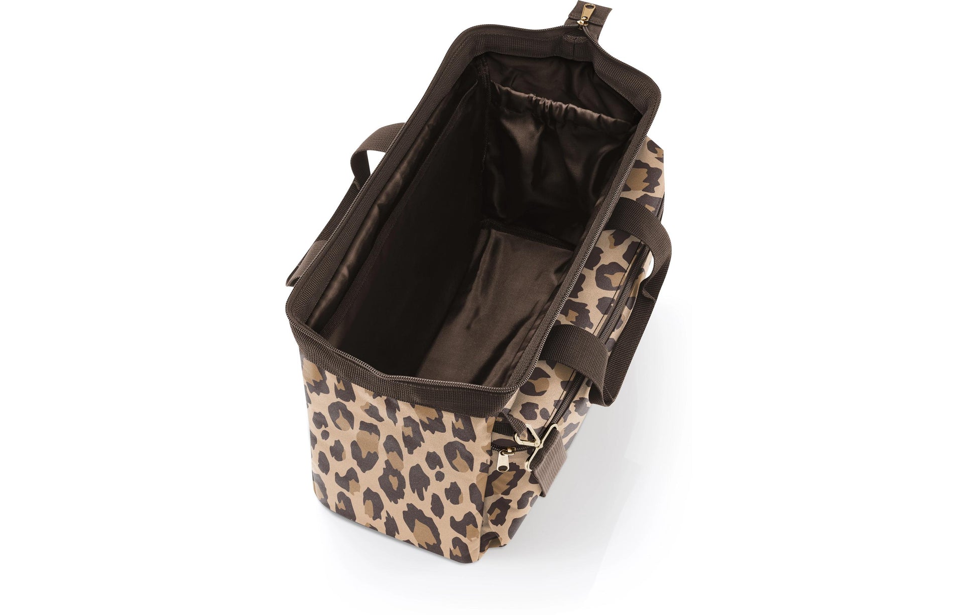Reisenthel Umhängetasche Allrounder S Pocket – 11 l, Polyester, Leo Macchiato, 39 × 26 × 16.5 cm