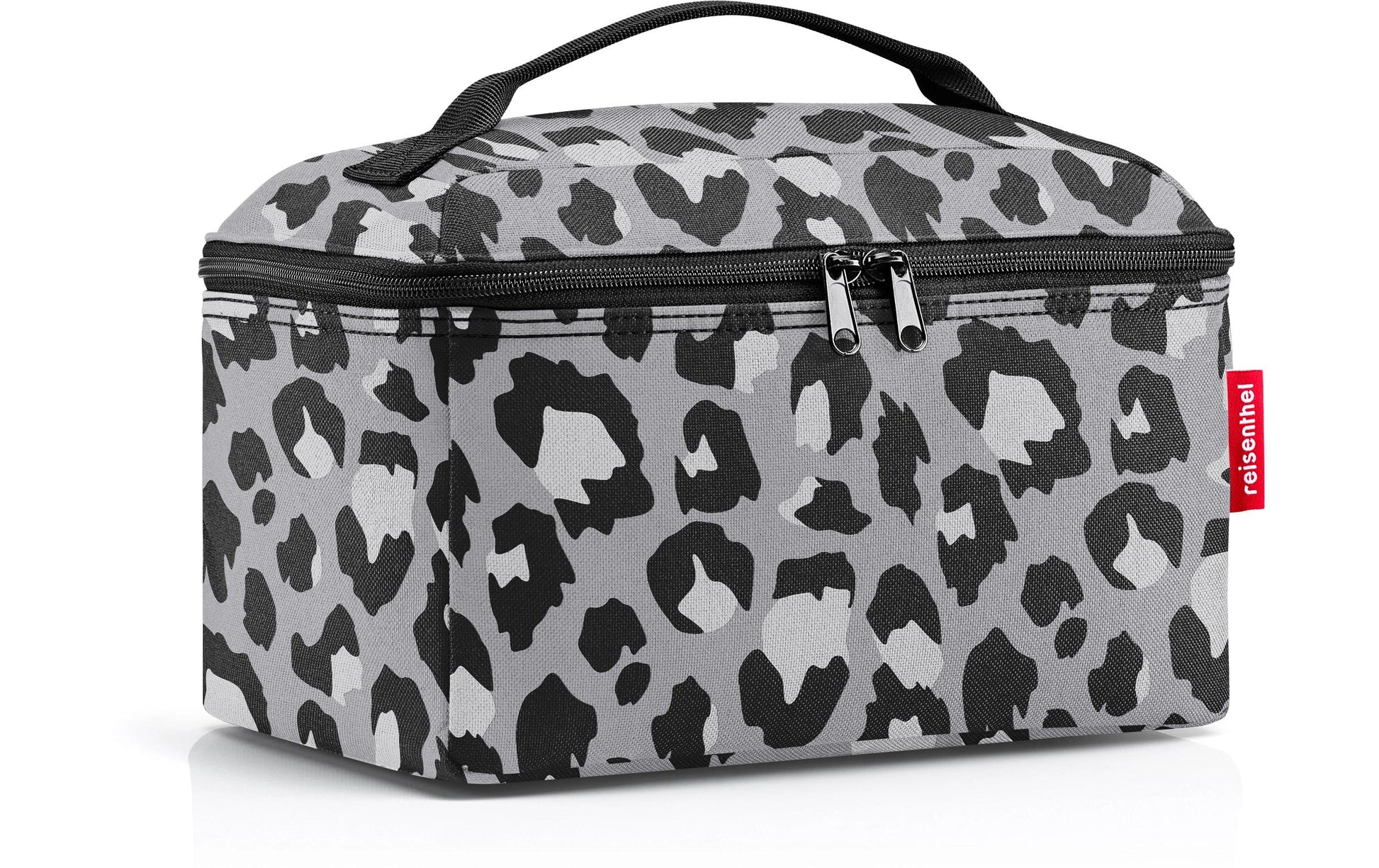 Reisenthel Kosmetiktasche Beautycase – wasserfest – 4 l – schwarz – recyceltes Polyester – Leo Nero – 1 Stk.