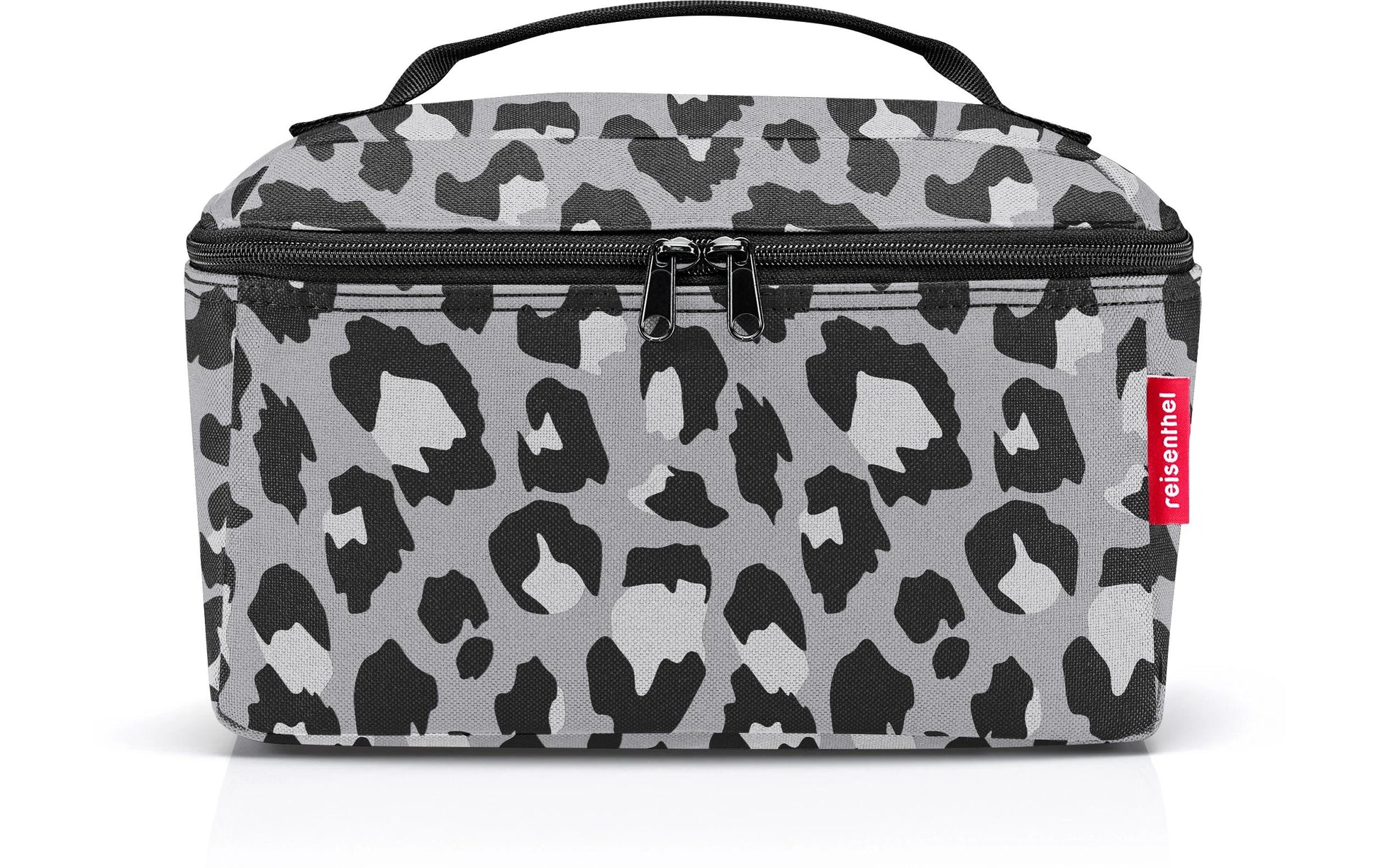 Reisenthel Kosmetiktasche Beautycase – wasserfest – 4 l – schwarz – recyceltes Polyester – Leo Nero – 1 Stk.