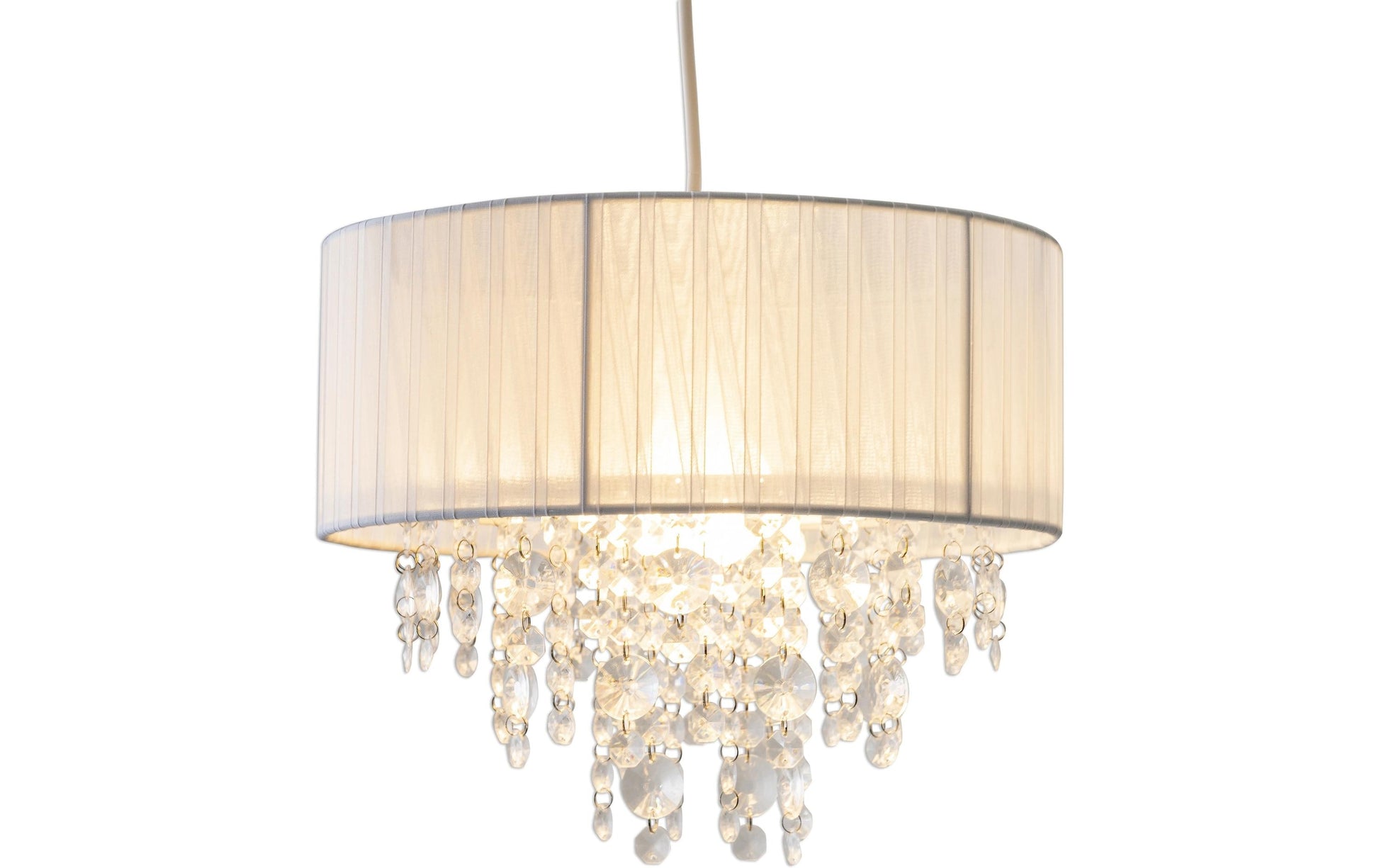 Näve Pendelleuchte – Ø 30 × 23 cm, 40 W, E27-Fassung, Weiss