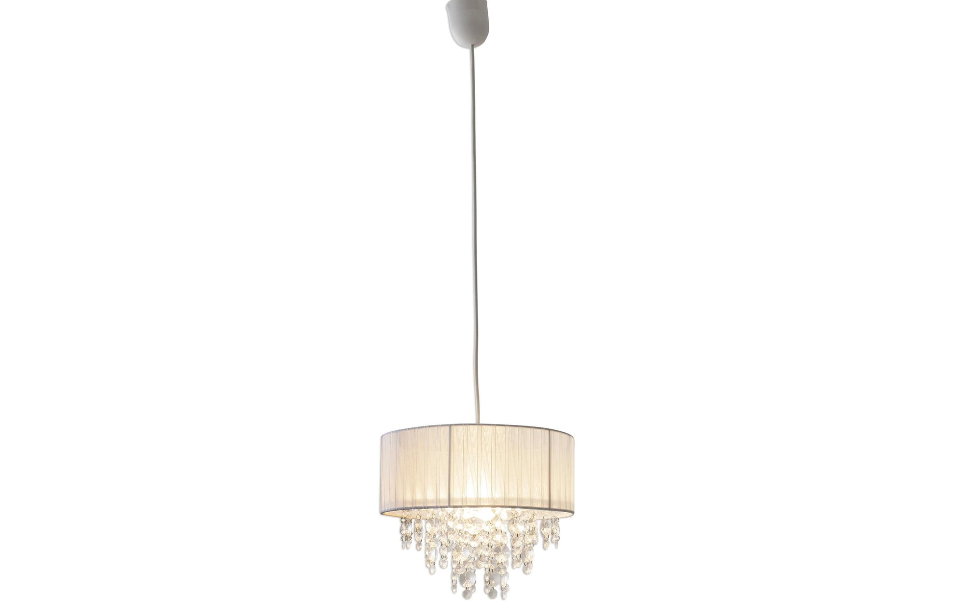 Näve Pendelleuchte – Ø 30 × 23 cm, 40 W, E27-Fassung, Weiss