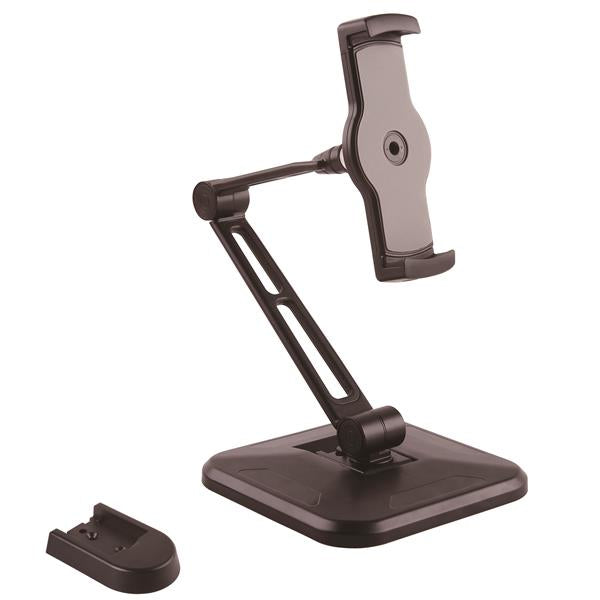 StarTech.com Tablet-Tischhalterung für iPad 4,7–12,9" – 360° drehbar, höhenverstellbar, Tisch/Wand, Schwarz