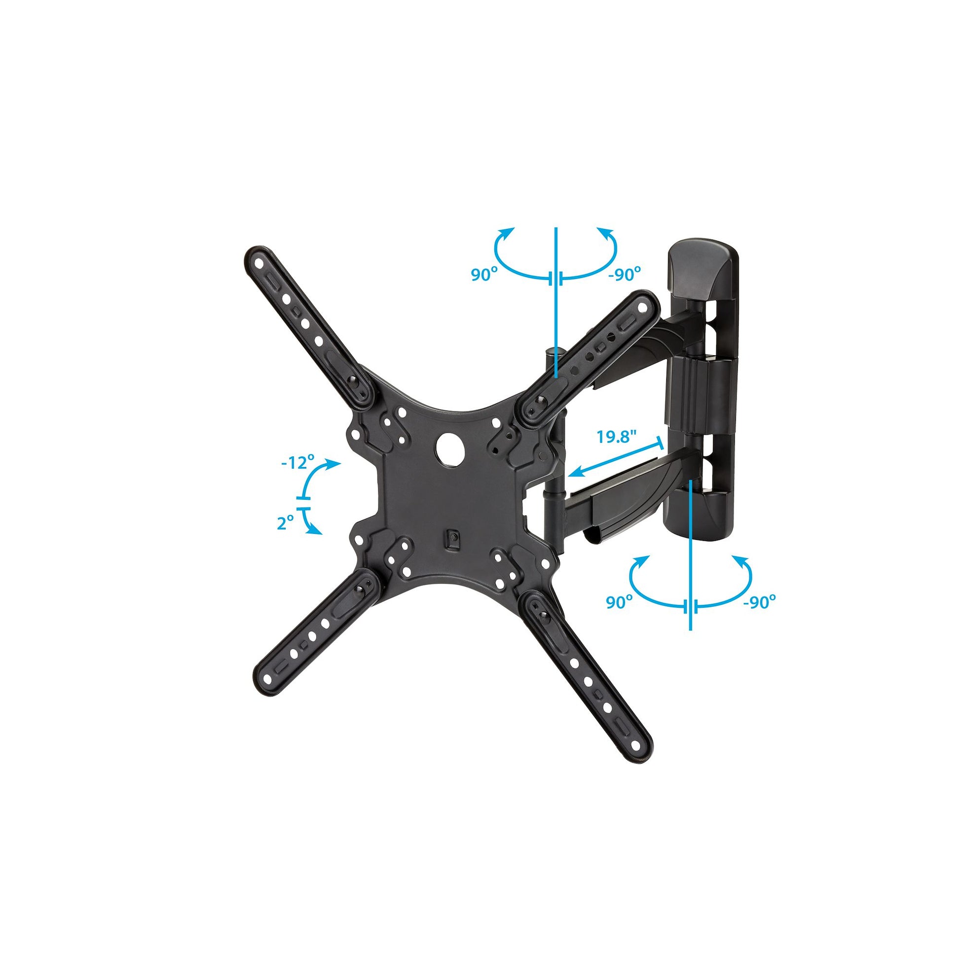 StarTech.com Schwenkbare Wandhalterung, bis 55", bis 35 kg