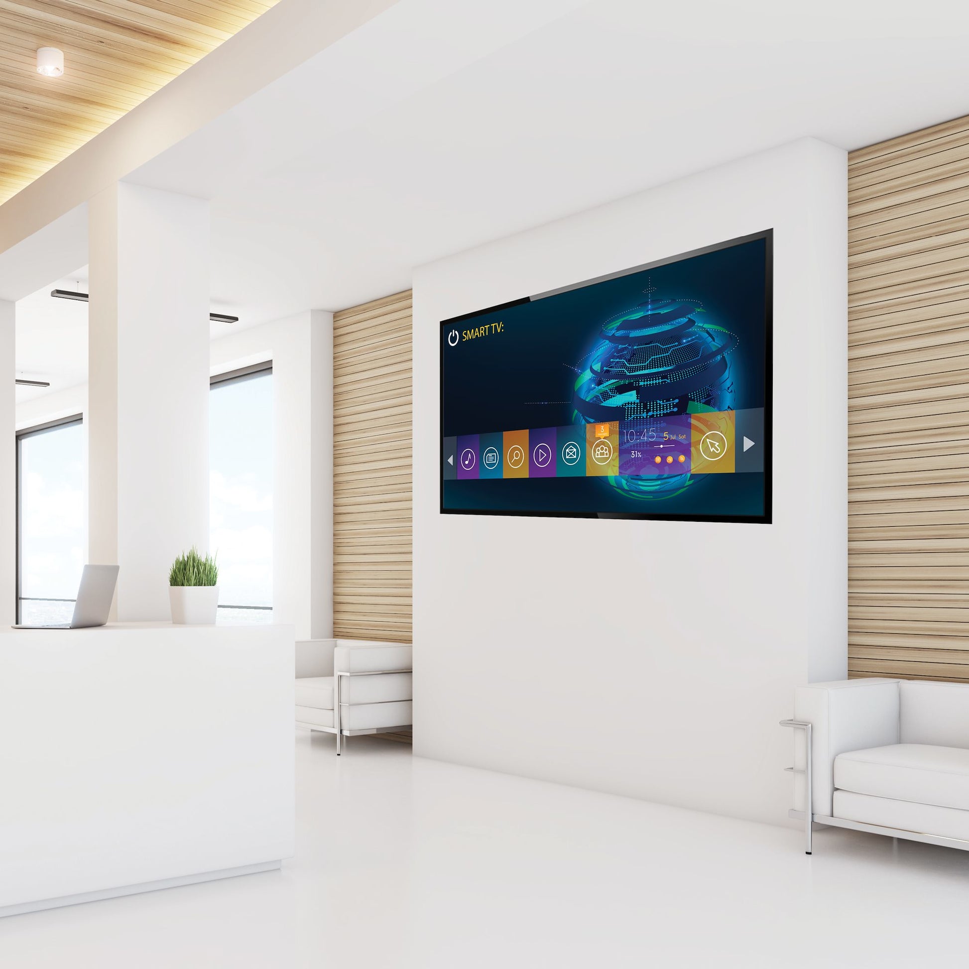 StarTech.com Schwenkbare Wandhalterung, bis 55", bis 35 kg