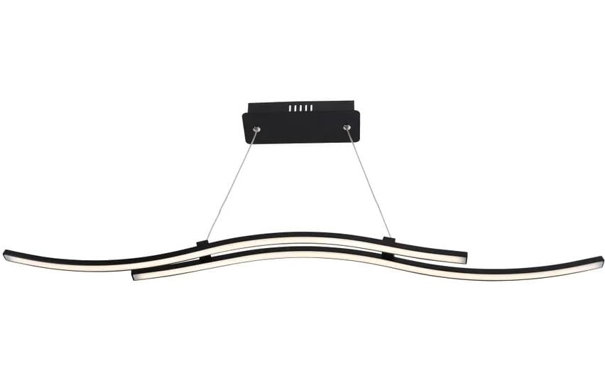 Näve Pendelleuchte – 96 × 8,5 × 120 cm, 950 lm, 21 W, 3000 K, schwarz, fest eingebaute LED