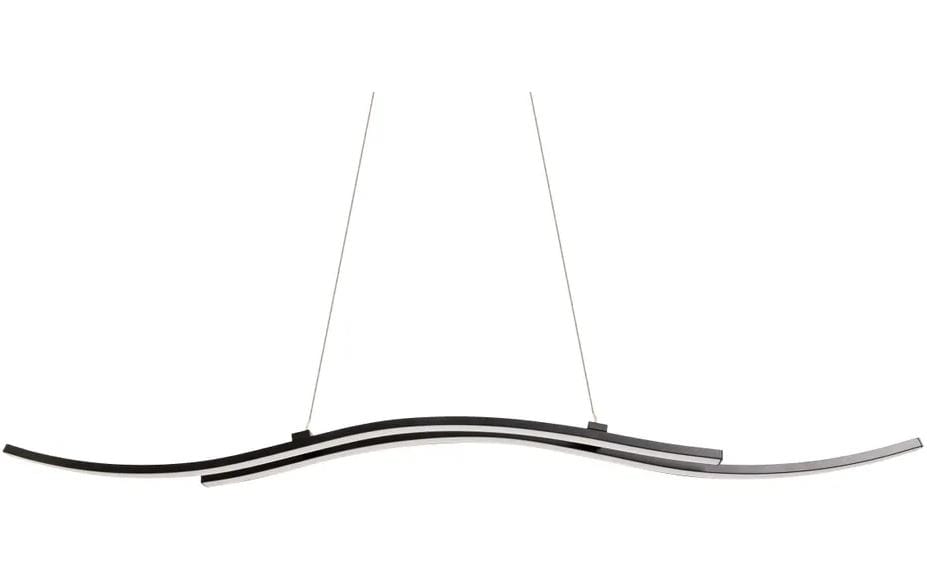 Näve Pendelleuchte – 96 × 8,5 × 120 cm, 950 lm, 21 W, 3000 K, schwarz, fest eingebaute LED
