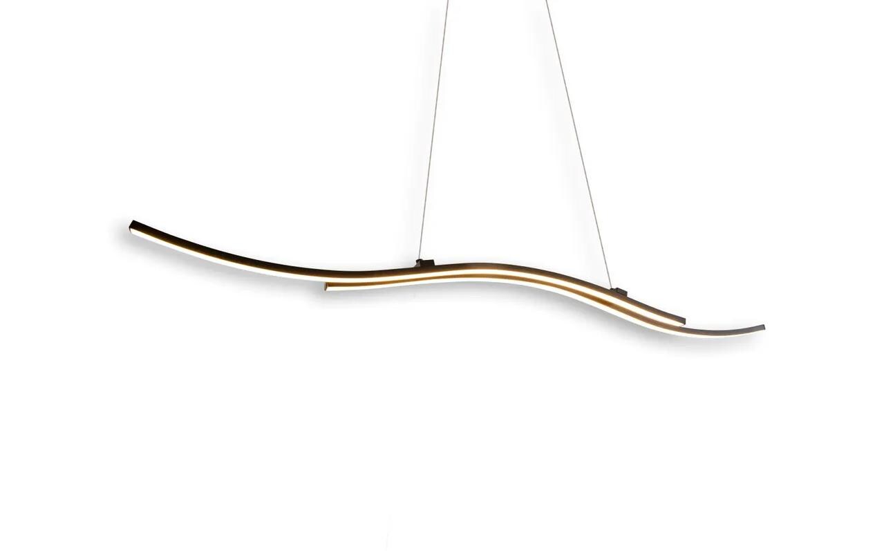 Näve Pendelleuchte – 96 × 8,5 × 120 cm, 950 lm, 21 W, 3000 K, schwarz, fest eingebaute LED