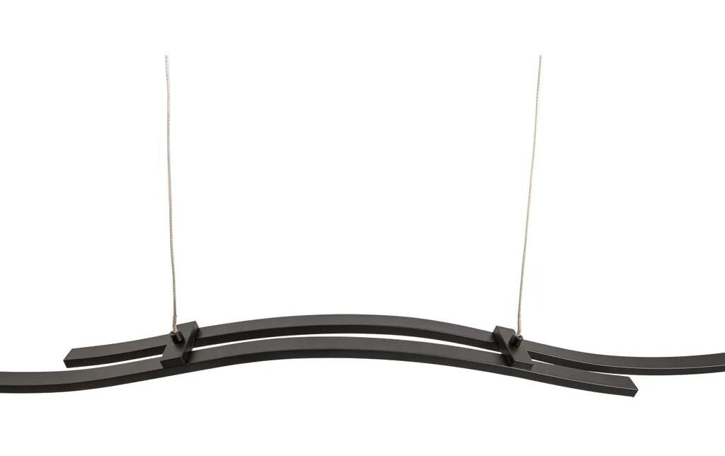 Näve Pendelleuchte – 96 × 8,5 × 120 cm, 950 lm, 21 W, 3000 K, schwarz, fest eingebaute LED