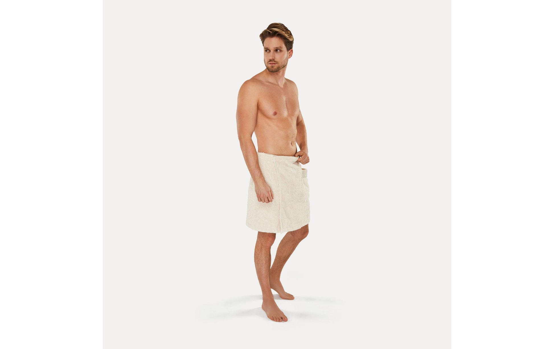 MÖVE Saunakilt – 50 cm – Nature – Baumwolle, 520 g/m² – 60 °C