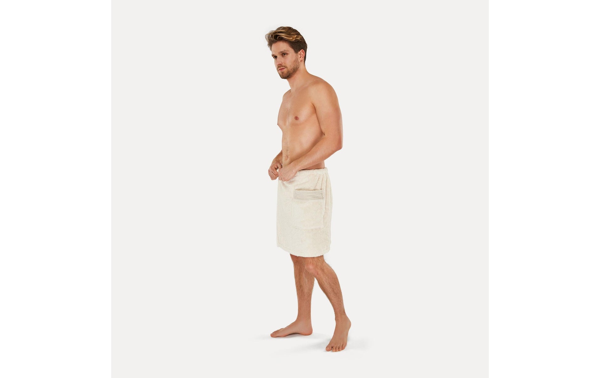 MÖVE Saunakilt – 50 cm – Nature – Baumwolle, 520 g/m² – 60 °C
