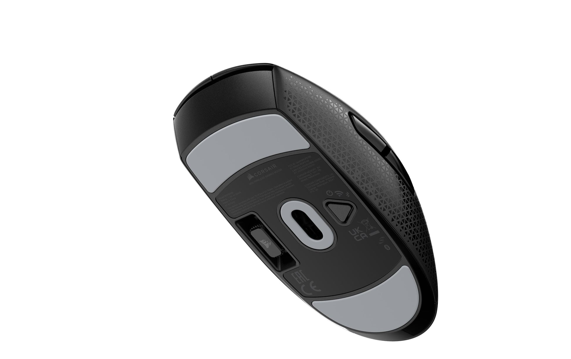 Corsair M55 Wireless Maus – kabellos, 24'000 dpi, 6 Tasten, beidhändig, programmierbare DPI, schwarz