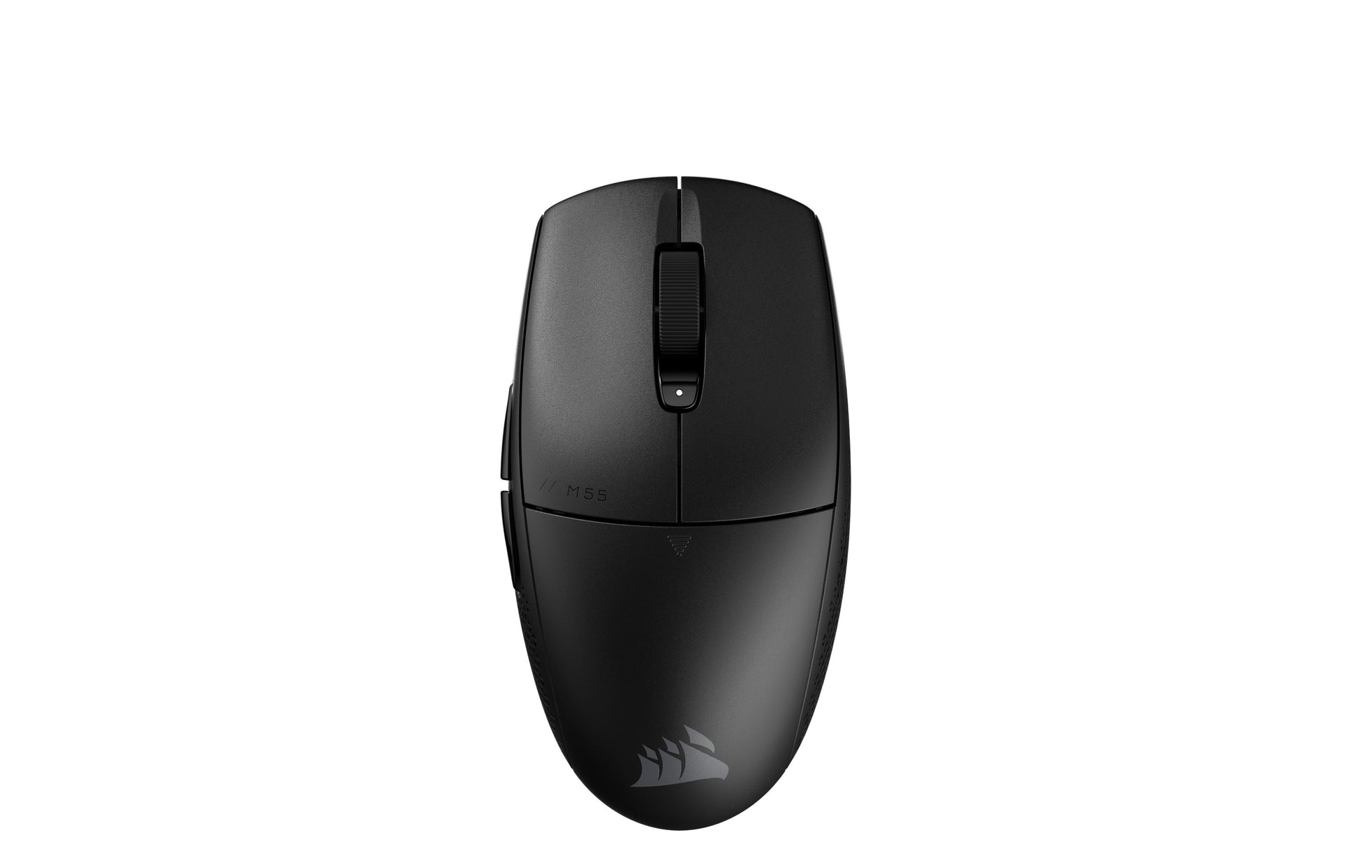 Corsair M55 Wireless Maus – kabellos, 24'000 dpi, 6 Tasten, beidhändig, programmierbare DPI, schwarz