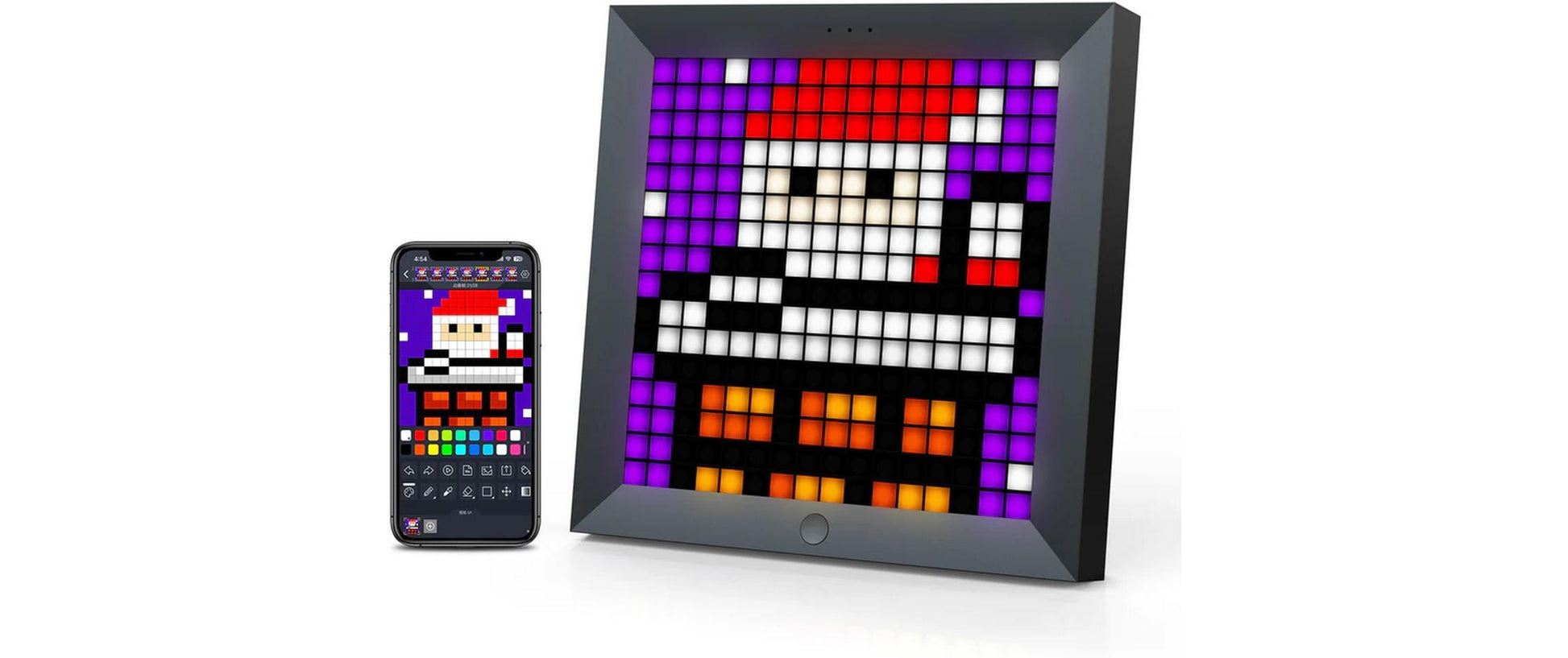 Divoom Pixoo Black 16 – 11,1" 16×16 Pixel Signage-Display, Schwarz