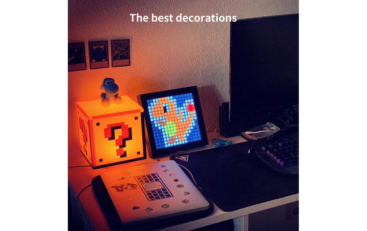 Divoom Pixoo Black 16 – 11,1" 16×16 Pixel Signage-Display, Schwarz