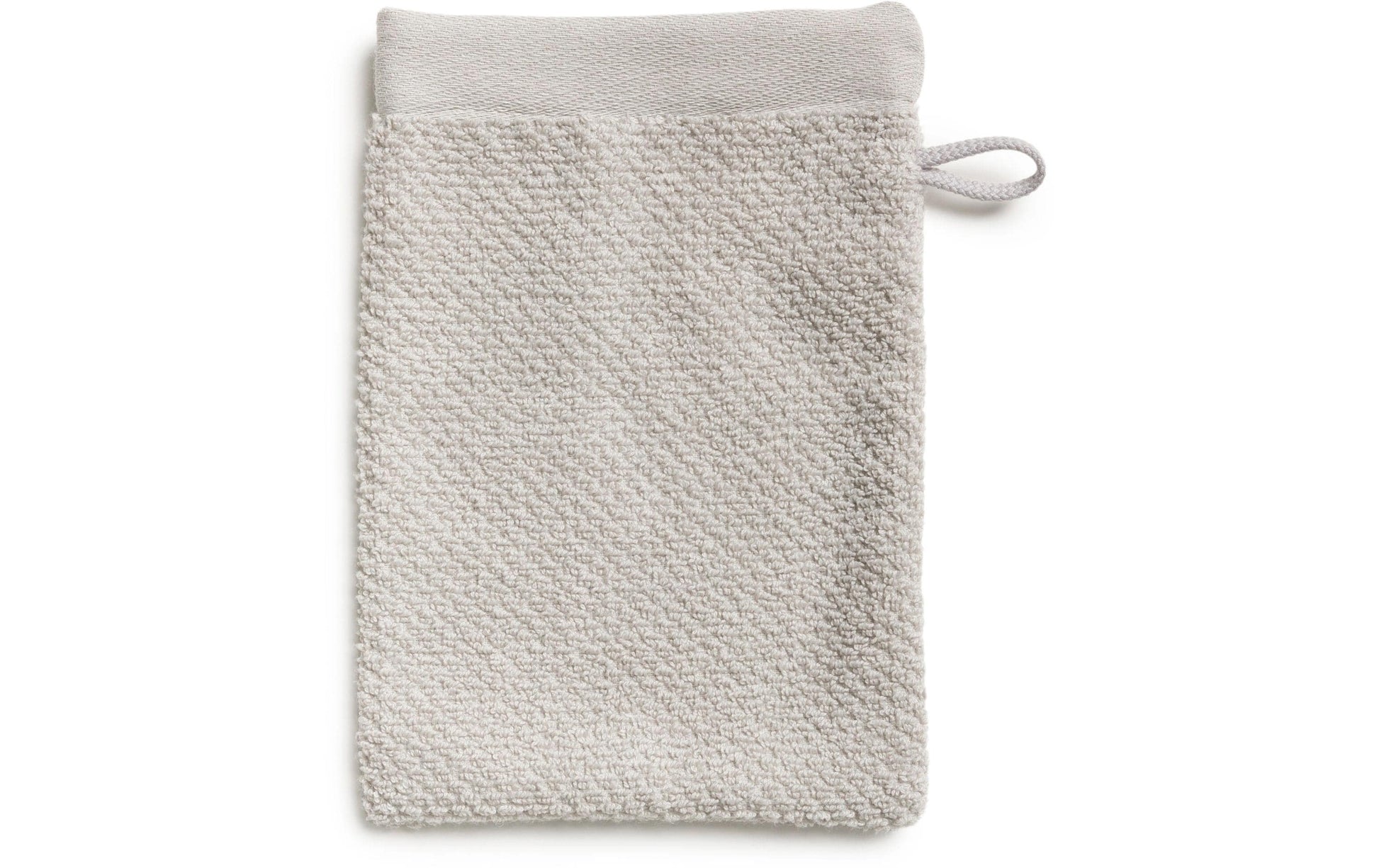 Möve Waschlappen – 15×20 cm, Baumwolle, 500 g/m², Hellgrau