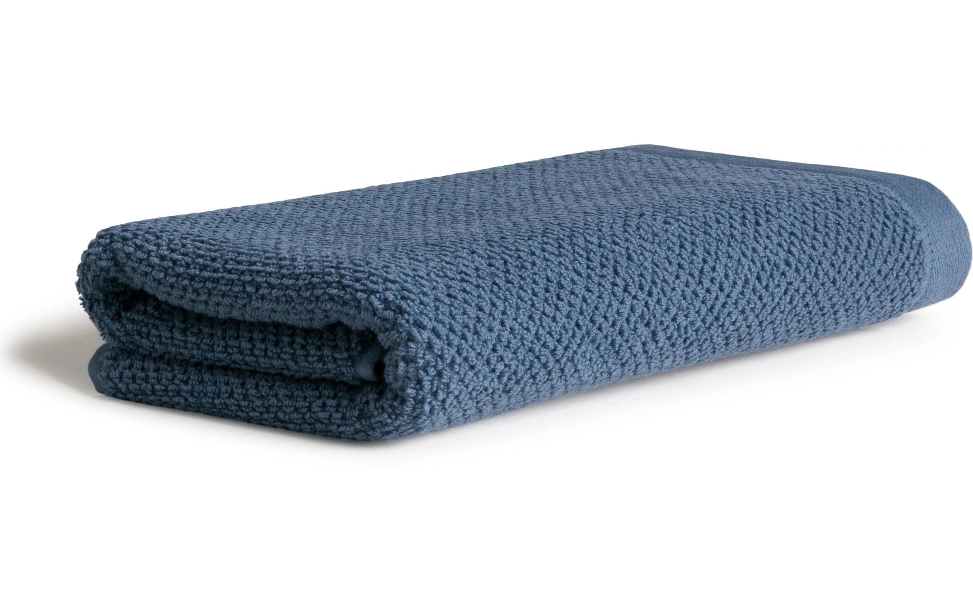 Möve Bliss Perlstruktur Duschtuch – 67 × 140 cm – Blau – Baumwolle, 500 g/m² – 60 °C