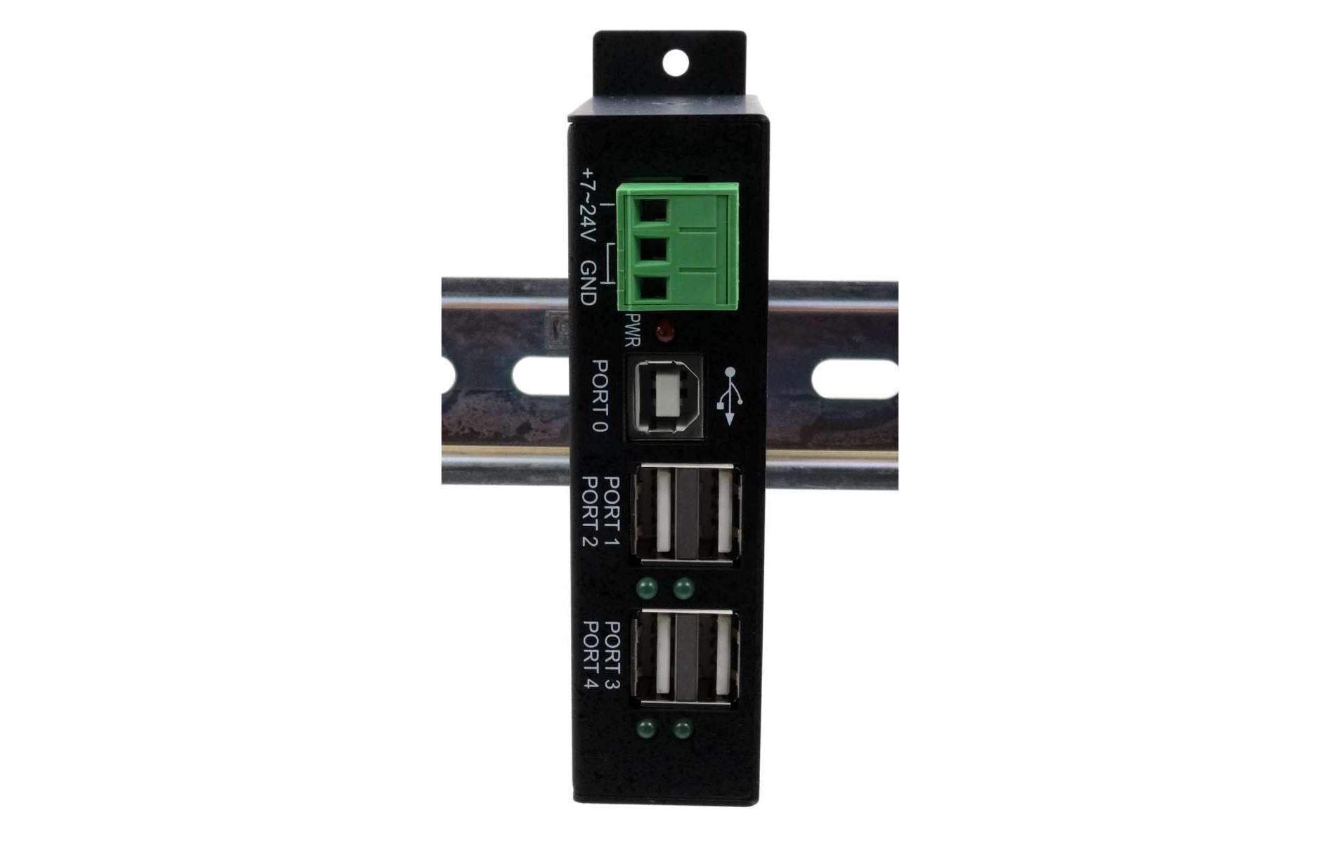 EXSYS EX-1163HMS USB-Hub – USB-B, USB 2.0, 4× USB-A