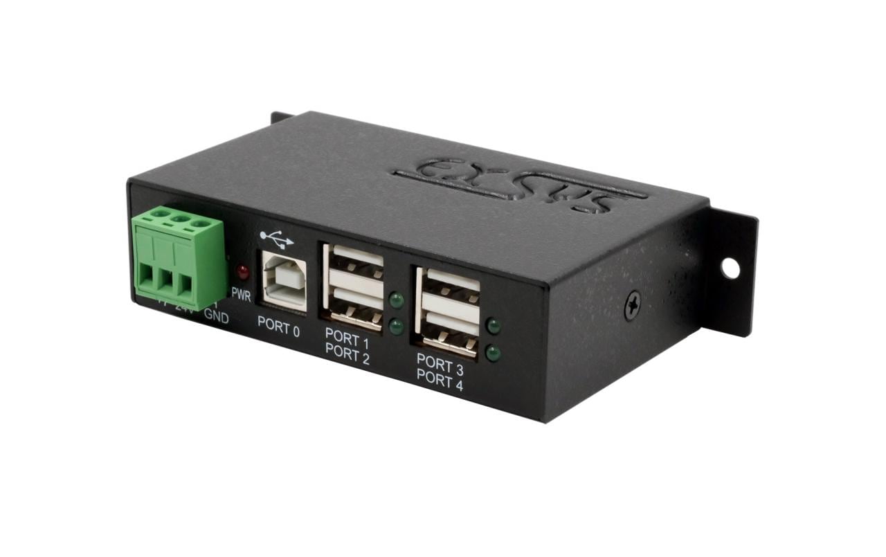 EXSYS EX-1163HMS USB-Hub – USB-B, USB 2.0, 4× USB-A
