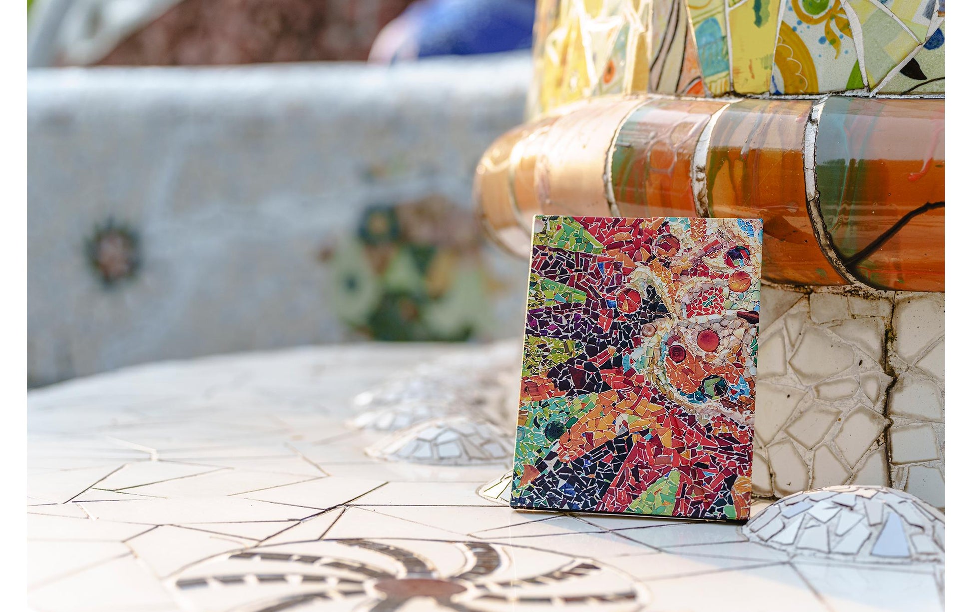 Paperblanks Notizbuch, 125 × 180 mm, liniert, Fadenheftung, Hardcover, 144 Seiten, 120 g/m² – orange, Muster