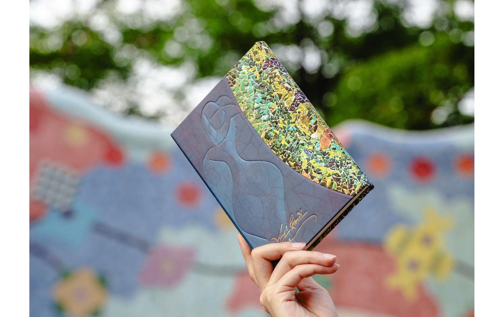 Paperblanks Notizbuch, 125 × 180 mm, liniert, Fadenheftung, Hardcover, 144 Seiten, 120 g/m² – orange, Muster