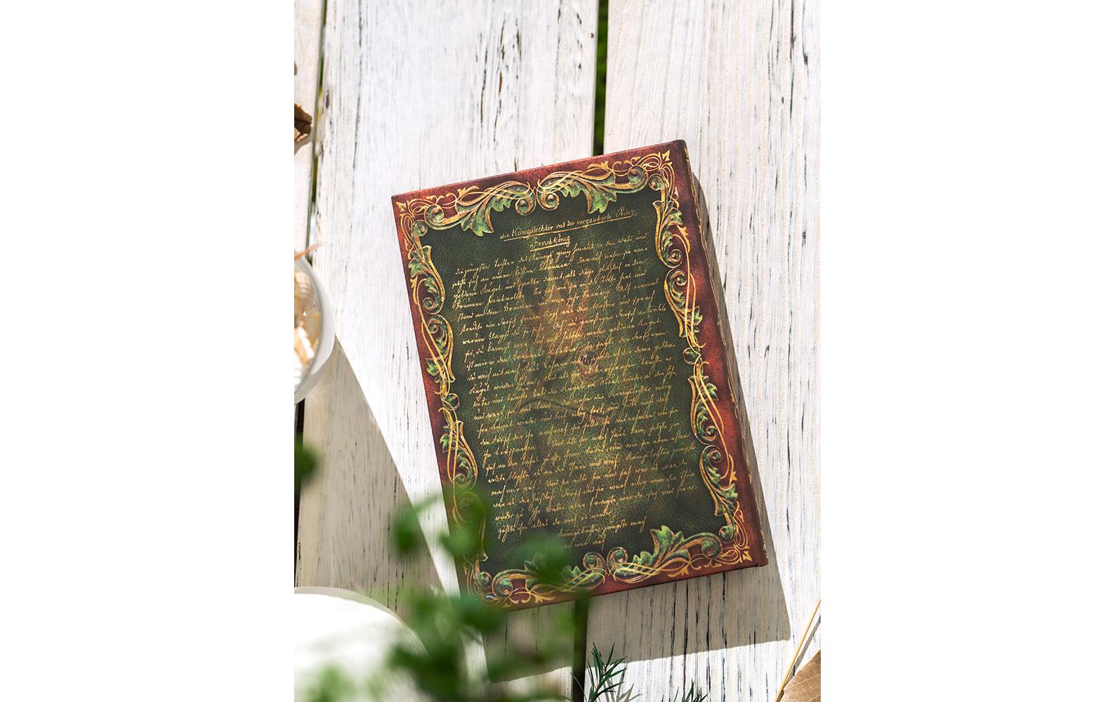 Paperblanks Notizbuch Midi, liniert, 144 Seiten – Froschkönig