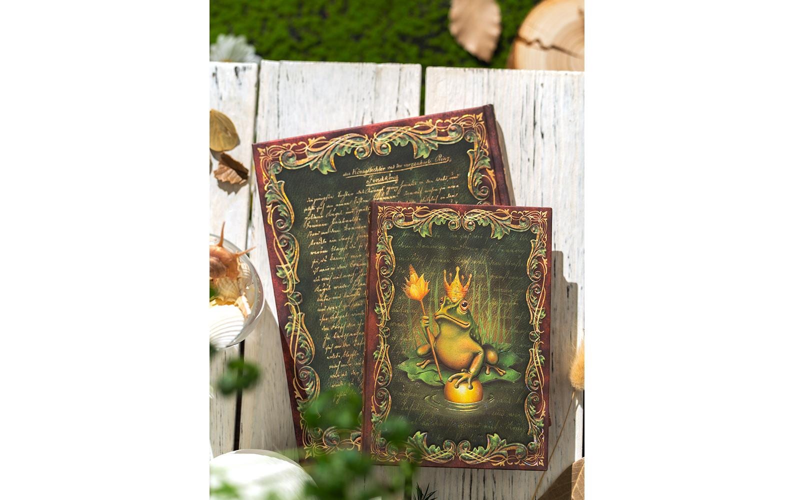 Paperblanks Notizbuch – 120 × 180 mm – 144 Blatt – 120 g/m² – Hardcover, Gummiband, Einstecktasche – grün