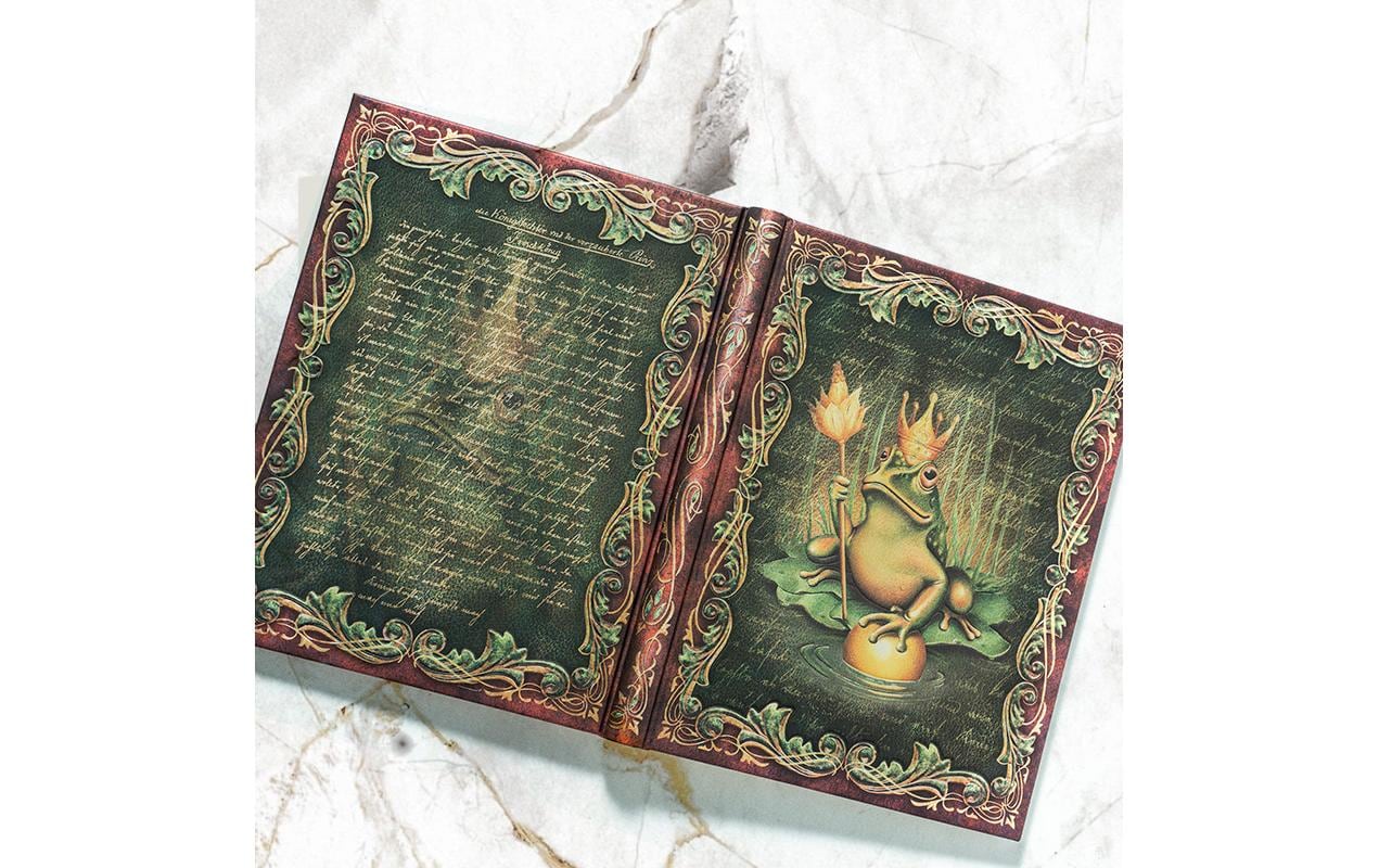 Paperblanks Notizbuch, 180 × 230 mm, liniert, Hardcover, 144 Seiten, 120 g/m² – grün