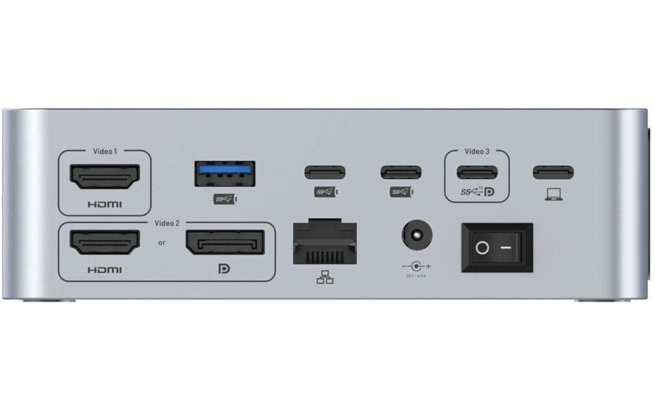 LMP SuperDock 2 Dockingstation – USB4, 1× DP, 2× HDMI, 7× USB-A, 1× USB-C, 100 W PD, 2.5GbE, SD, 3,5 mm Audio