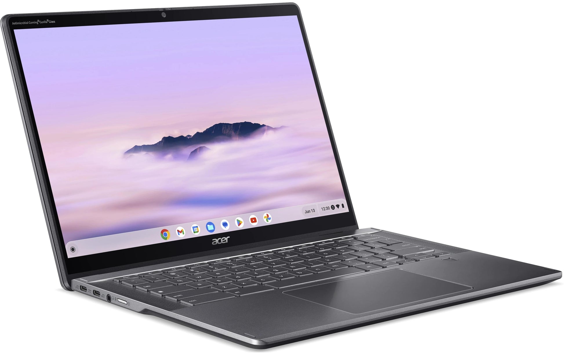 Acer Chromebook Plus Spin 514 – Wi‑Fi, Bluetooth, USB‑C – Netzteil 65 W – 320 × 231,1 × 20,9 mm