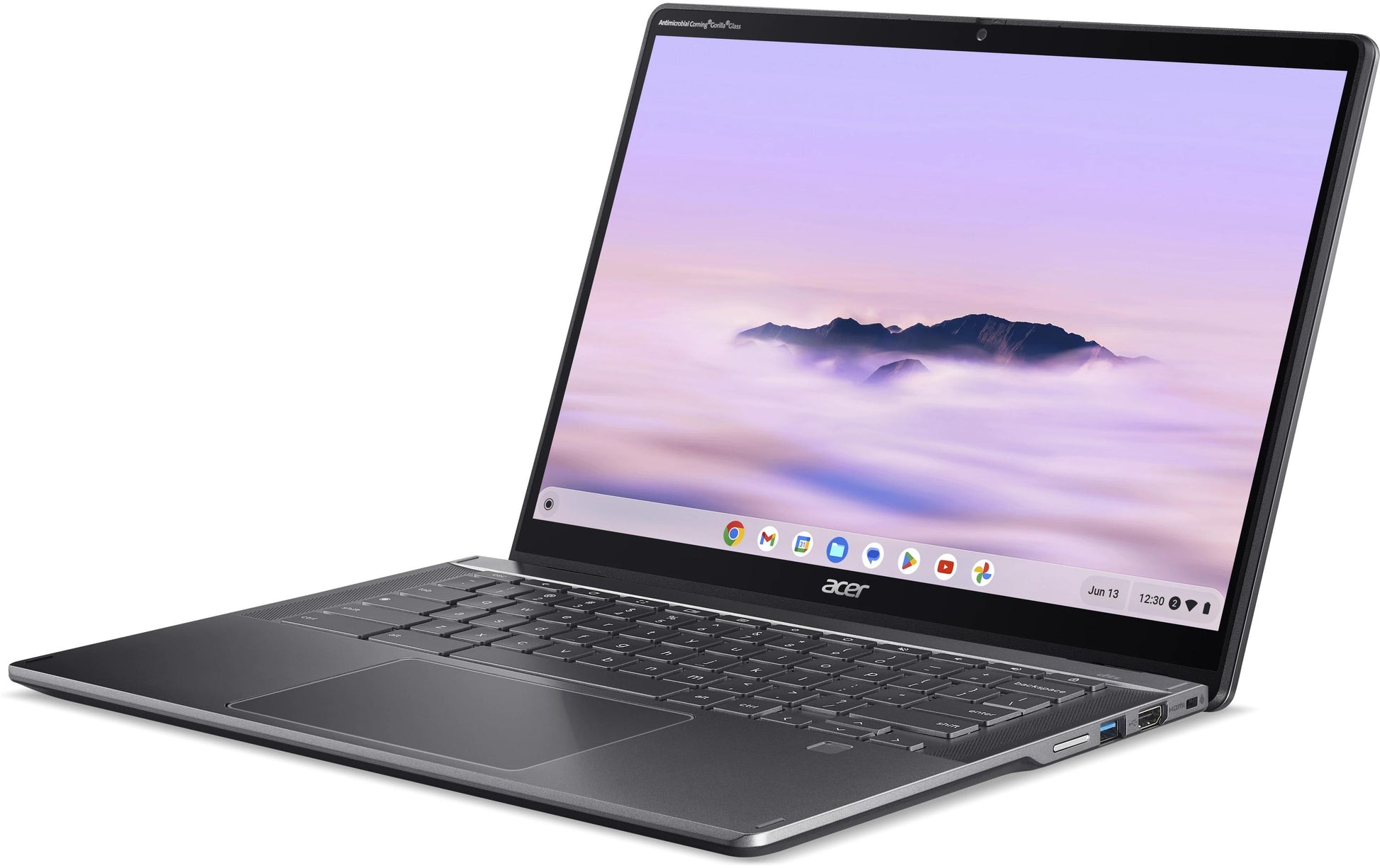 Acer Chromebook Plus Spin 514 – Wi‑Fi, Bluetooth, USB‑C – Netzteil 65 W – 320 × 231,1 × 20,9 mm