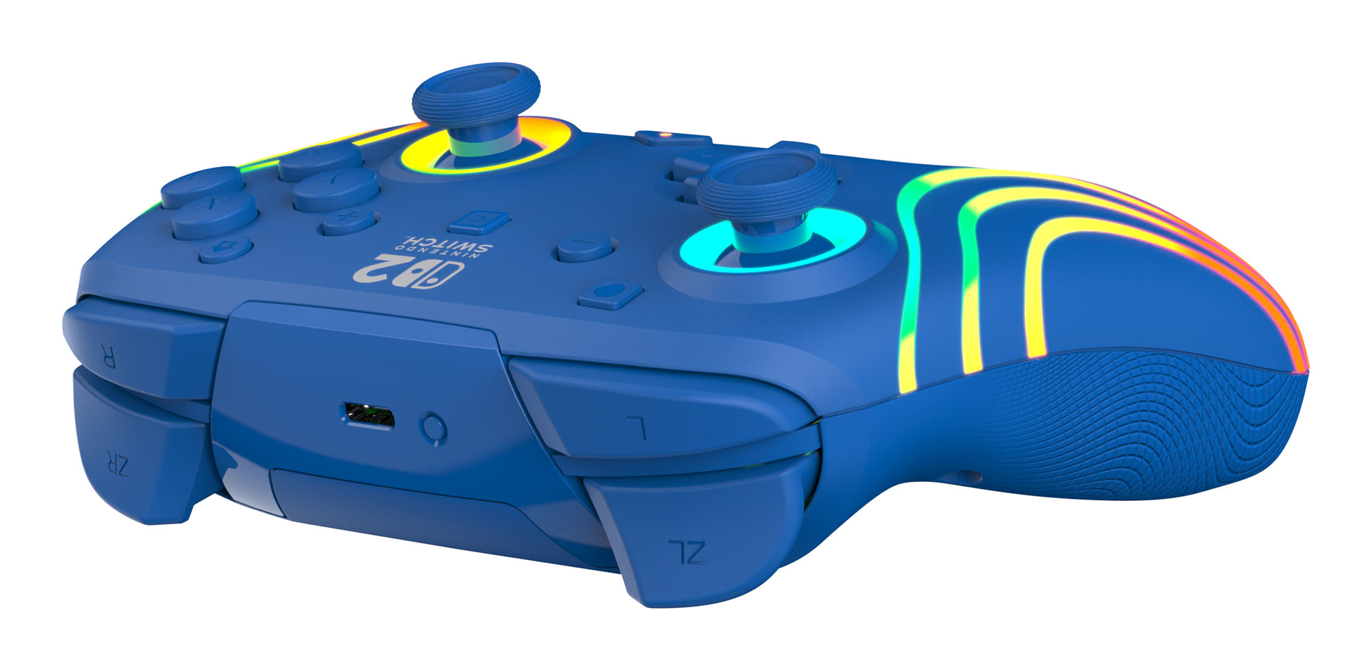 Turtle Beach Afterglow Wave – Gamepad – Bluetooth/USB, RGB, für Nintendo Switch & mehr, Blau