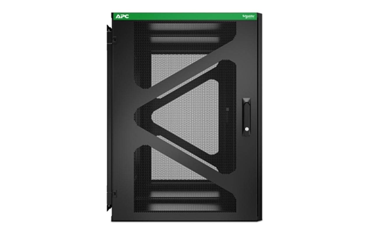 APC NetShelter WX AR118SM – 19" Wandverteiler 18U, abschliessbar, 600 × 1'037 × 889 mm, schwarz, Stahl