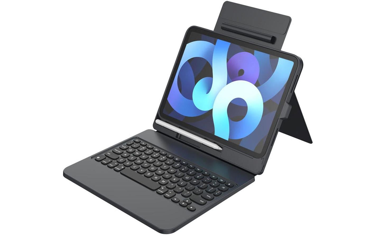 LMP Tastatur-Case für iPad 10,9" (11. Gen.) – USB-C, QWERTZ (CH) – Schwarz