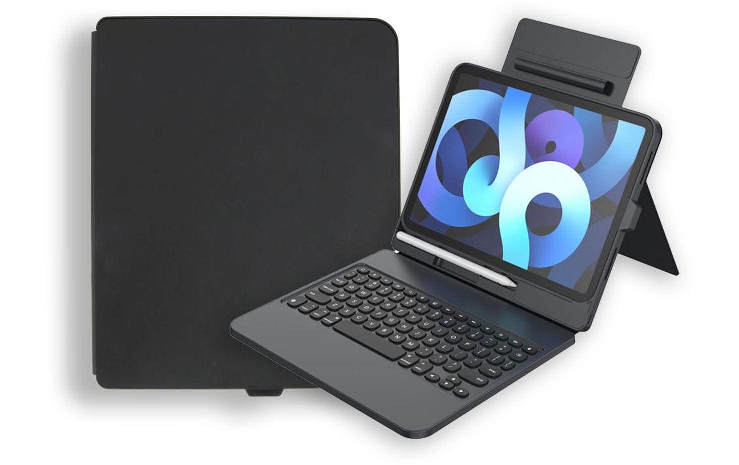 LMP Tastatur-Case für iPad 10,9" (11. Gen.) – USB-C, QWERTZ (CH) – Schwarz