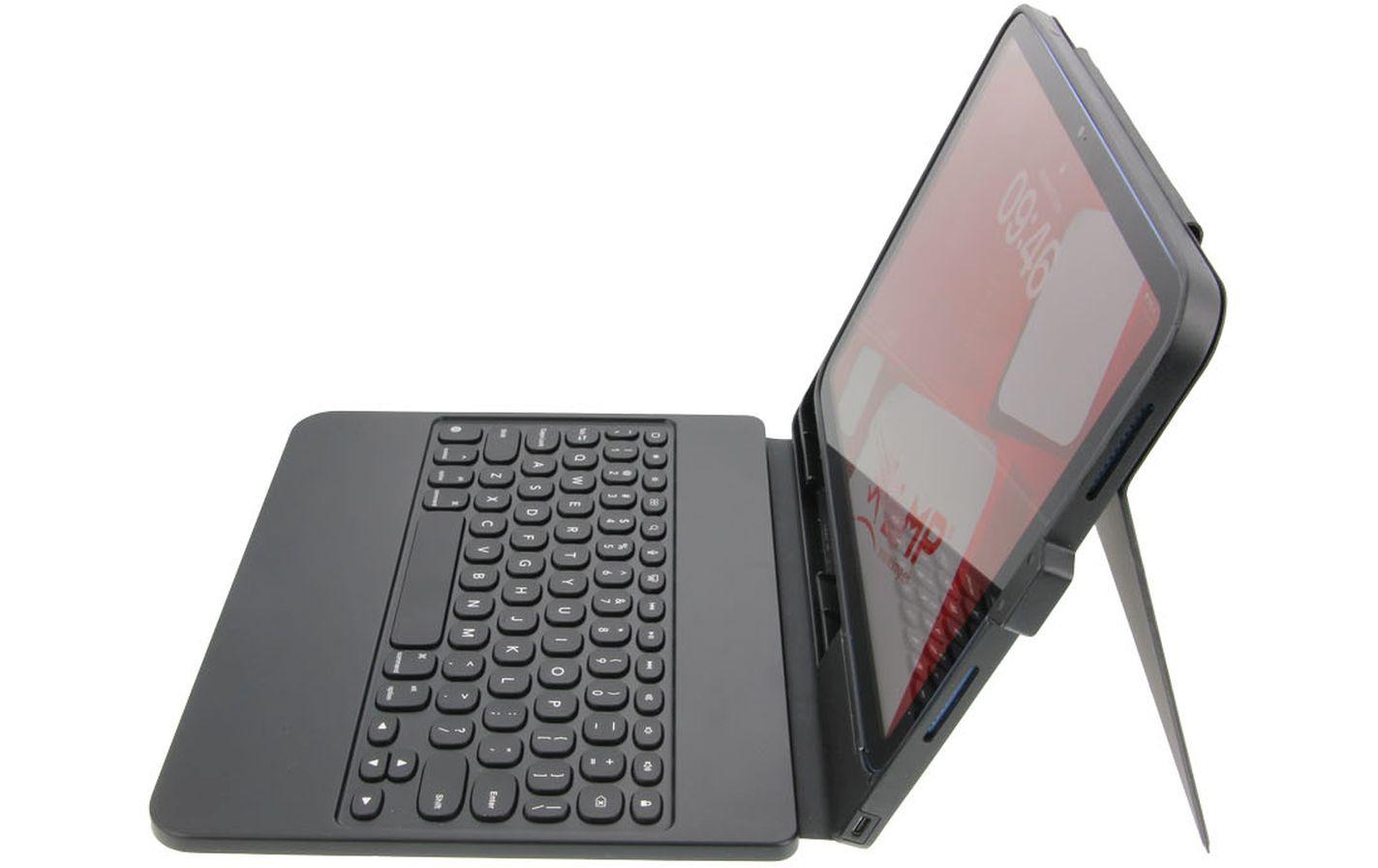 LMP Tastatur-Case für iPad 10,9" (11. Gen.) – USB-C, QWERTZ (CH) – Schwarz