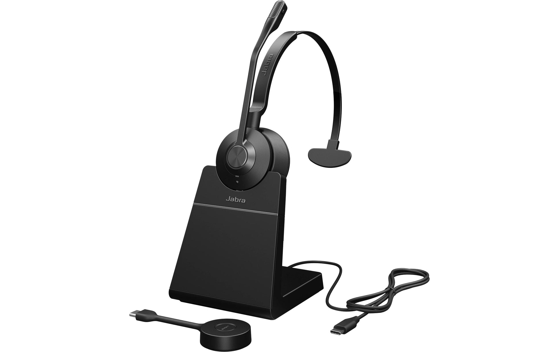 Jabra Engage 55 SE UC – Mono Headset – USB‑C (Link 400c), Stand – für Softphone
