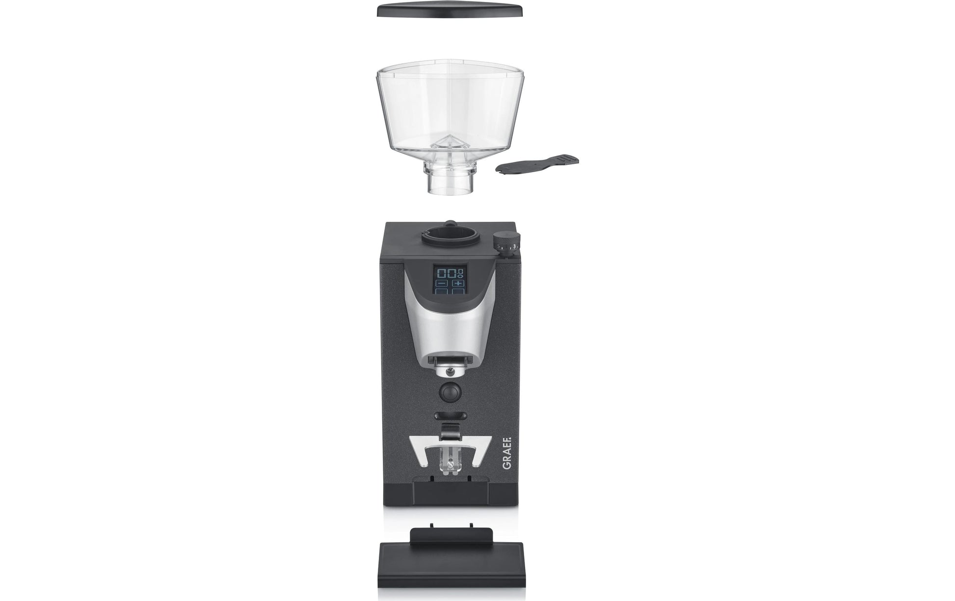 Graef Kaffeemühle KM 733.CM1116.00 – 220 g, Scheibenmahlwerk, 310 W – Grau