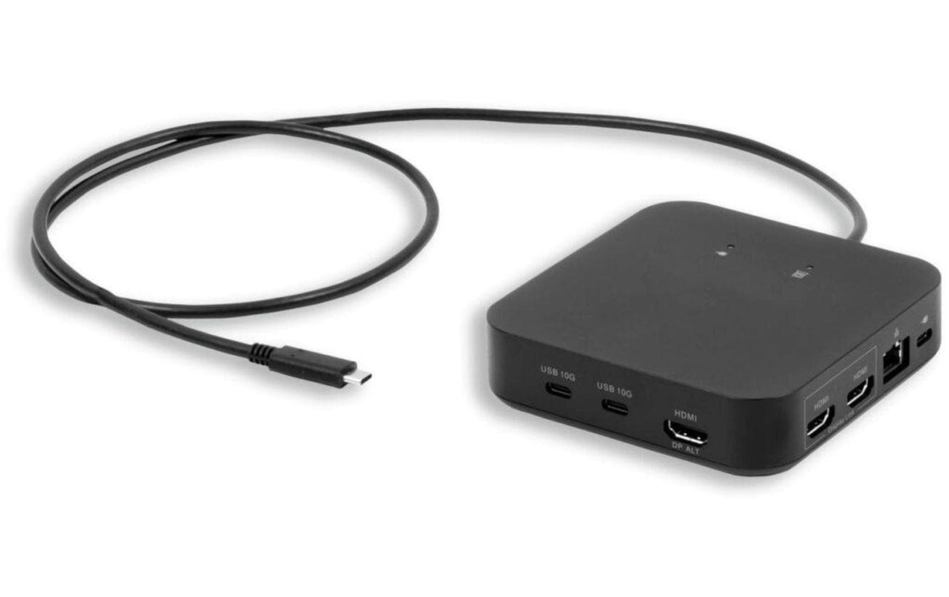 LMP USB-C Triple Display Dockingstation – für Apple-Geräte, 3× HDMI 4K, 100 W Ladefunktion
