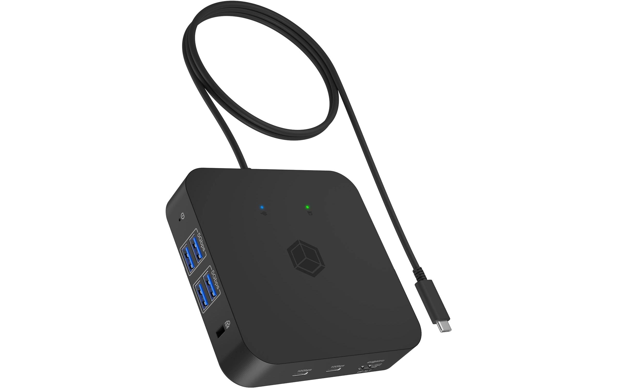 RaidSonic ICY BOX IB-DK4090-C Dockingstation – USB-C, 3× HDMI, 2× USB-C, GbE, 3,5 mm Audio