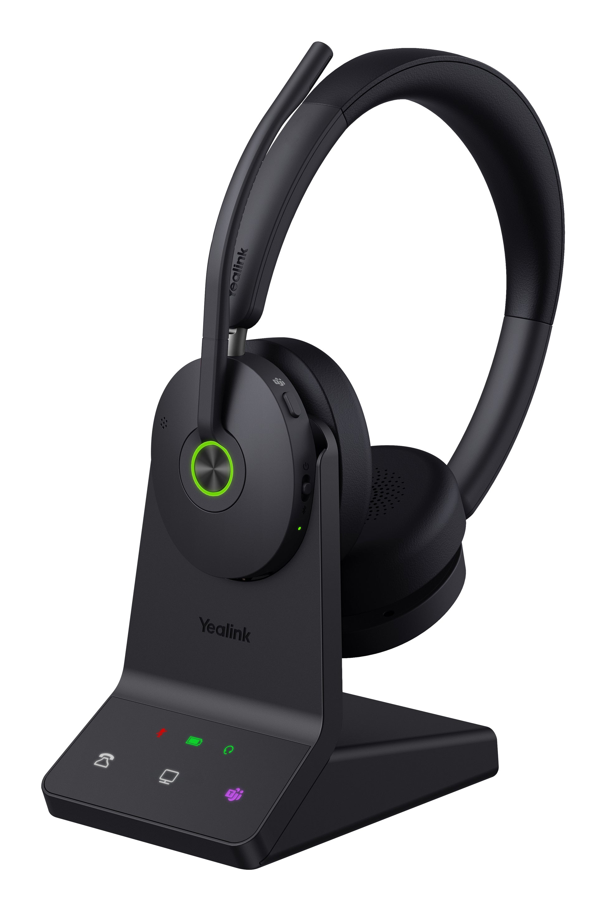 Yealink WH68 Office-Headset – On-Ear, Stereo, Kabel + BT, ANC, Schwarz, BT 5.3