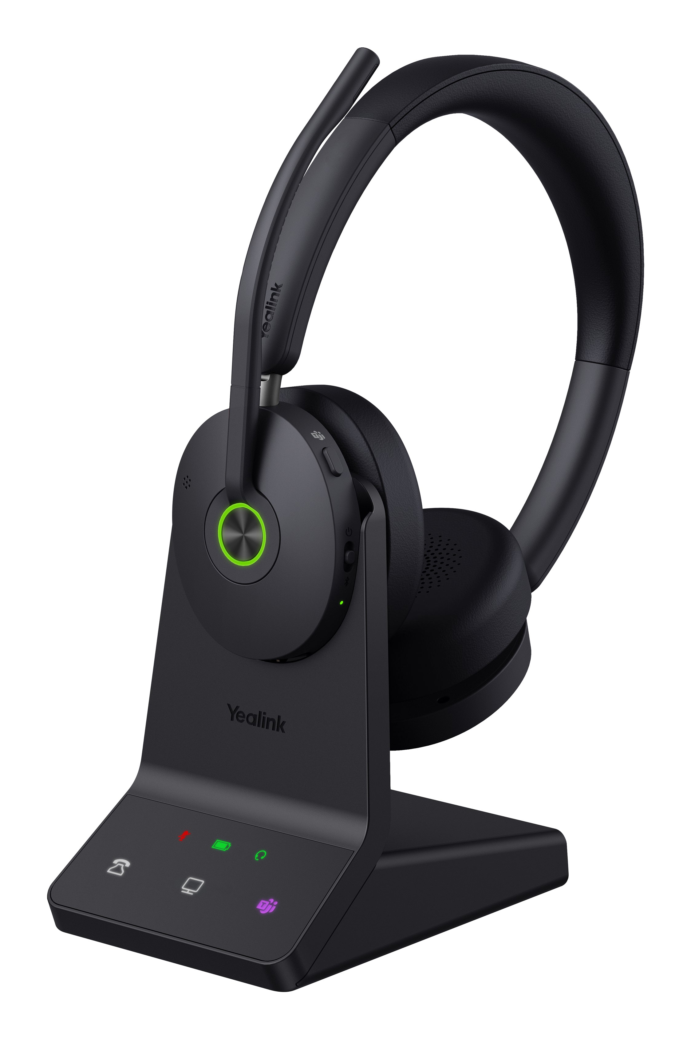 Yealink WH68 Office-Headset – On-Ear, Stereo, Kabel + BT, ANC, Schwarz, BT 5.3
