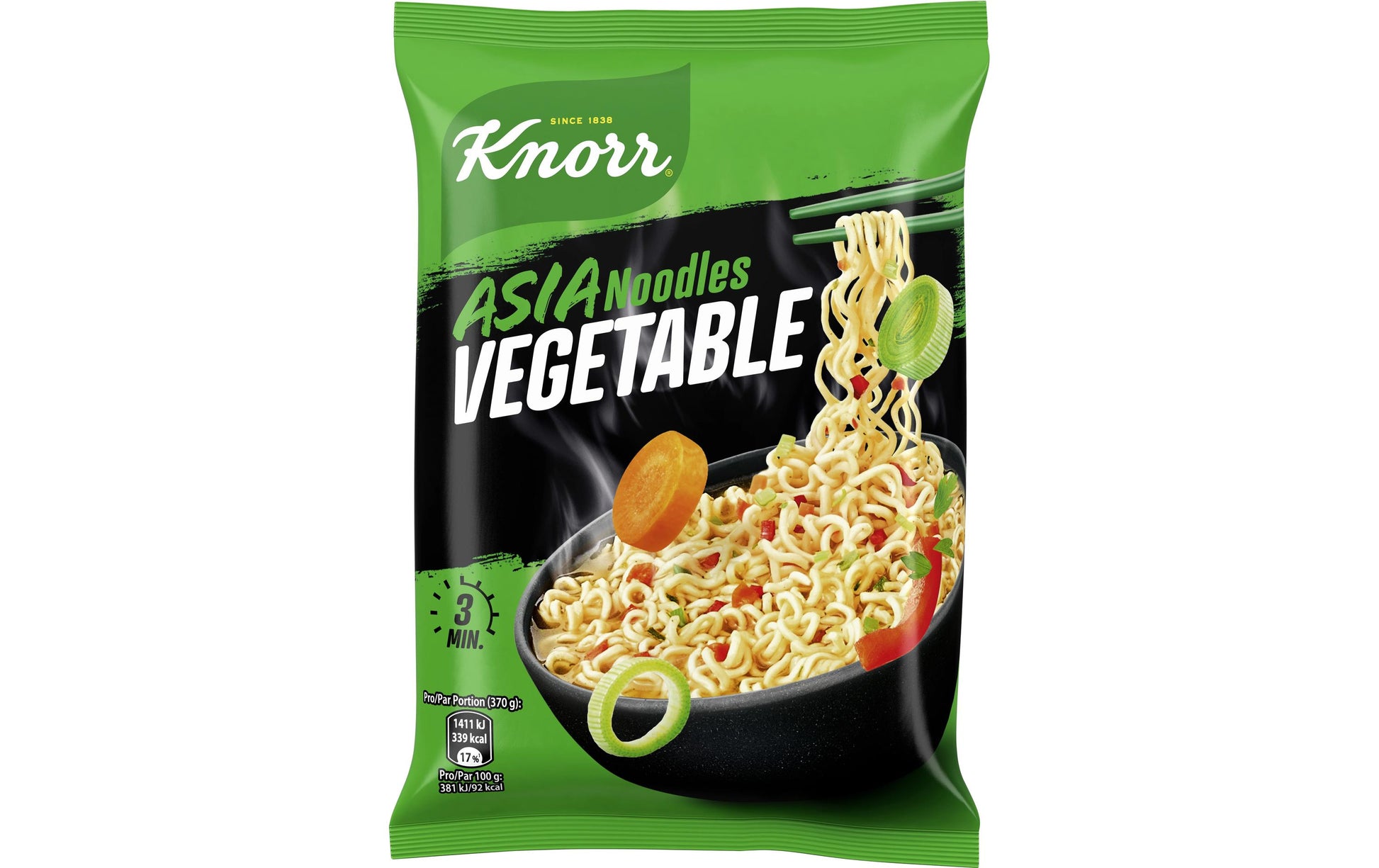 Knorr Asia Instantnudeln Gemüse Beutel – 70 g