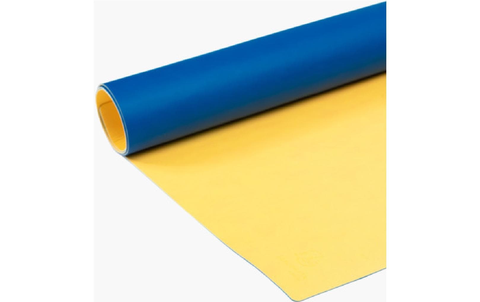 Exacompta Schreibtischunterlage – 400 × 800 mm, PU-Kunstleder, Türkis/Gelb, 1 Stück