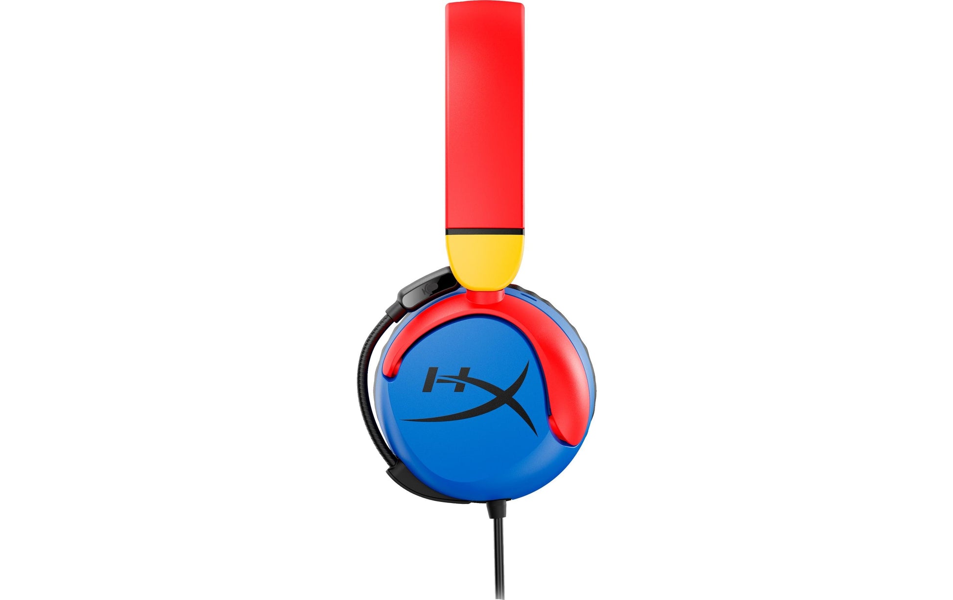 HyperX Cloud Mini – Gaming-Headset (Over-Ear) – 3,5 mm Klinke, Mikrofon mit Stummschaltung – Rot/Gelb – für PS