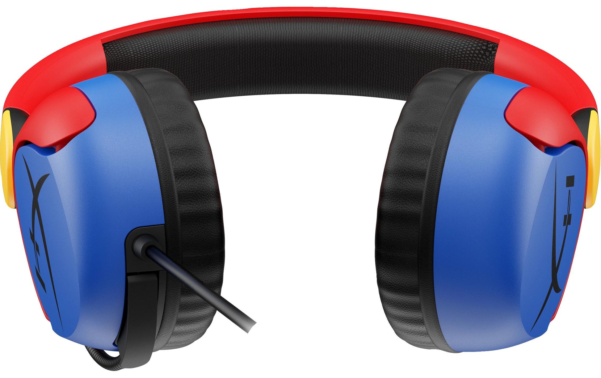 HyperX Cloud Mini – Gaming-Headset (Over-Ear) – 3,5 mm Klinke, Mikrofon mit Stummschaltung – Rot/Gelb – für PS
